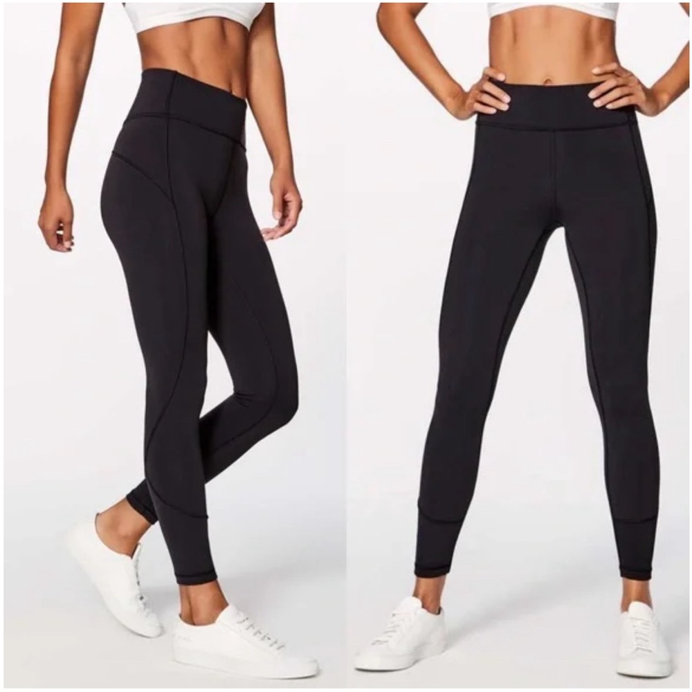 Lululemon In Movement 7/8 Tight *Everlux 25" Black